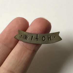 Handmade Witch Pin